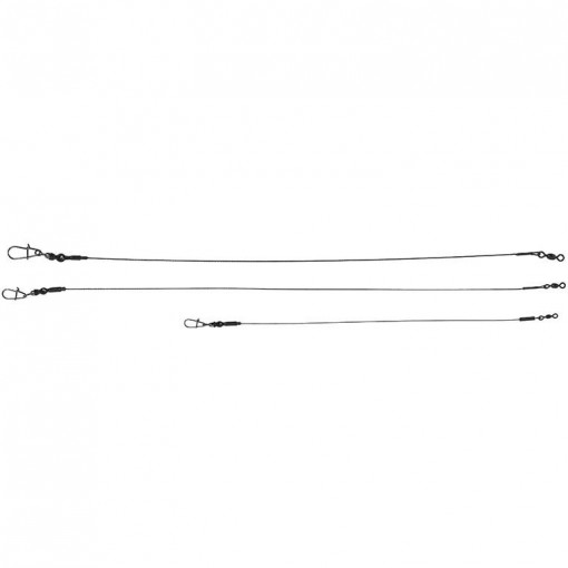 Struna Savage Gear Black7 Trace, 40cm, 0.60mm, 25kg, 3buc/plic