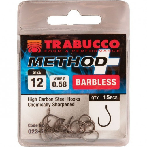 Carlige Method Plus 15 buc/ plic Trabucco