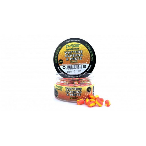 Dumbell MG Carp Feeder Wafters, 5mm, 15g