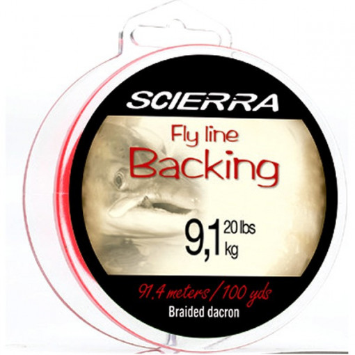 Fir musca Backing Orange Dacron 91.4m/ 20lbs / Scierra
