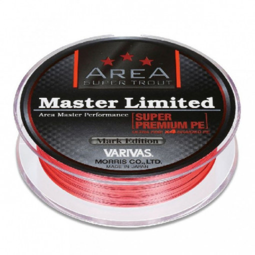 Fir textil Varivas Super Trout Area Master Limited Super Premium PE, orange, 75m