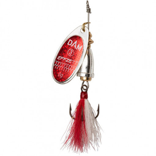 Lingurita rotativa Dam Effzett Executor Dressed, Nr.5, 11g, Reflex Red