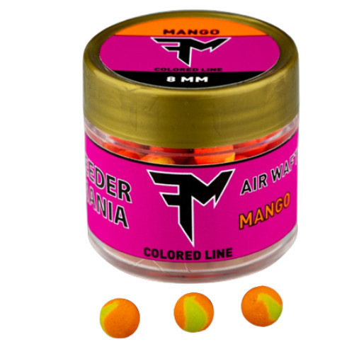Pop Up Feedermania Air Wafters Colored Line, Mango, 8-10mm