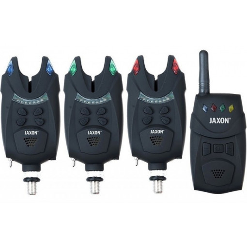 Set avertizoare Jaxon XTR Carp Radius cu statie, 3+1
