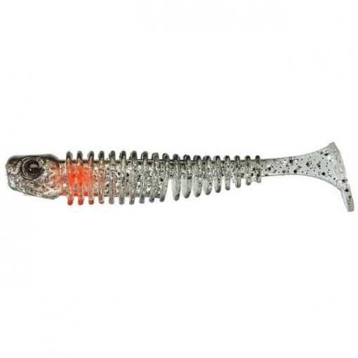 Shad soft Gunki Tipsy-S, culoare Silver Arrow, 7.6cm, 6buc