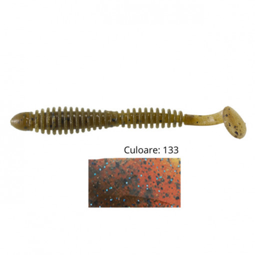 Shad Tiemco Locoism Flexy 3", culoare 133, 7.6cm, 9buc