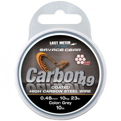 Fir din otel pentru strune Carbon49 10m Savage Gear - Img 1