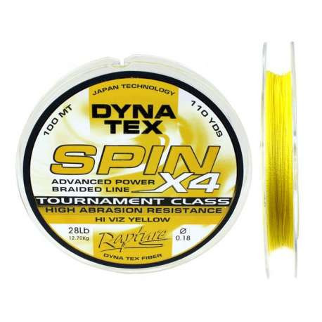 Fir Dyna-Tex Spin X4 100m Rapture