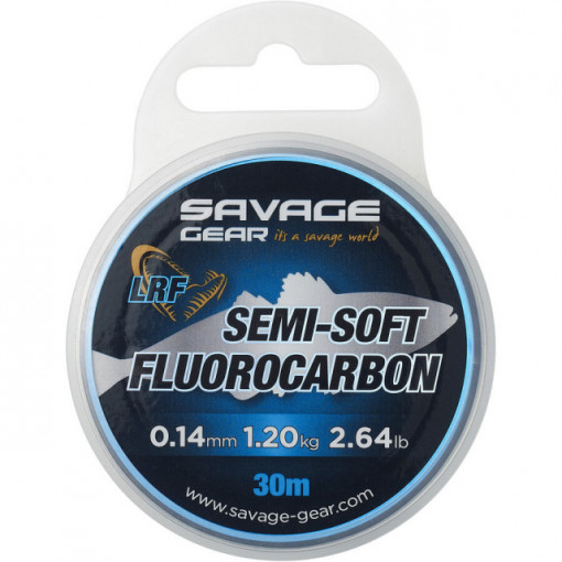 Fir inaintas Savage Gear Semi-Soft Fluorocarbon LRF, transparent, 30m