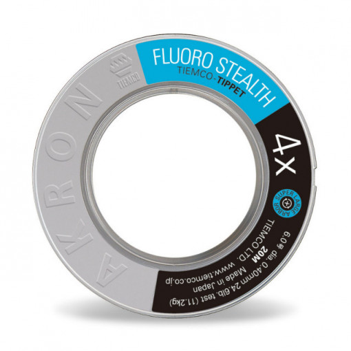 Fir Tiemco Fluorocarbon Stealth Tippet 6X 0.12mm, 3.1lb, 50m