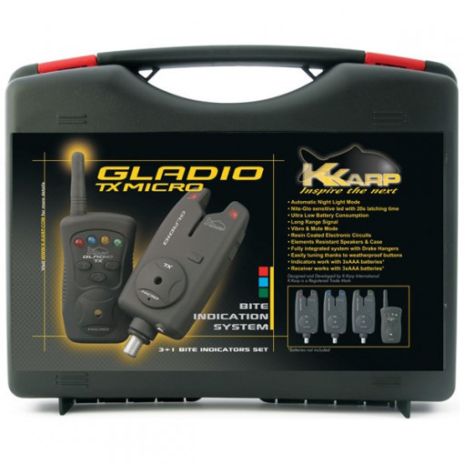 Set 3 Avertizori + Statie Gladio Tx Micro K-Karp