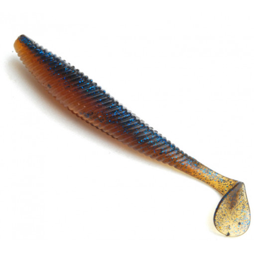 Shad Raid Full Swing, 10cm, Dark Cinnamon Shad, 6buc/plic
