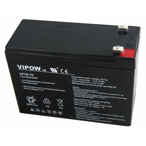 Acumulator Vipow 12V - 10AH - Img 1