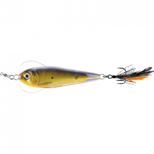 Lingura Oscilanta Live Target Flutter Shad Sinking, 5.5cm, 14g, Gold-Black