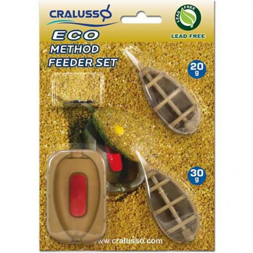Set Method Feeder + Matrita Cralusso Eco, 2+1buc/blister