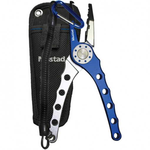 Cleste aluminiu + husa Mustad