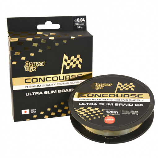 Fir Textil Benzar Concourse Ultra Slim 8X Braid Line, 120m