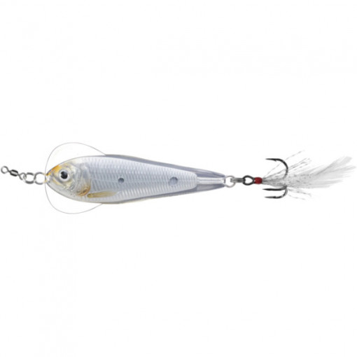 Lingura Oscilanta Live Target Flutter Shad Sinking, 5cm, 11g, Silver-Pearl