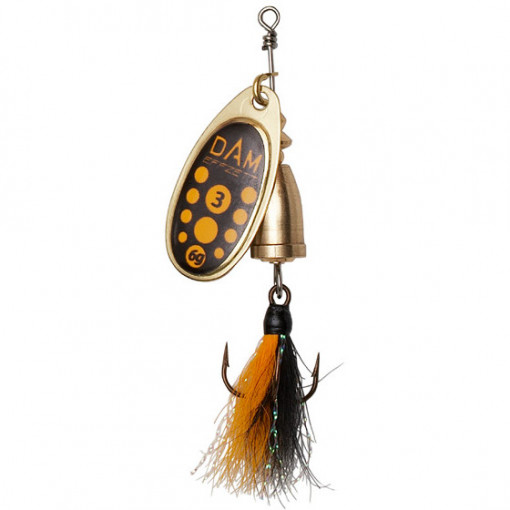 Lingurita rotativa Dam Effzett Executor Dressed, Nr.5, 11g, Blacky