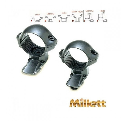Set Ring Ext. OT.M D=30mm Bushnell
