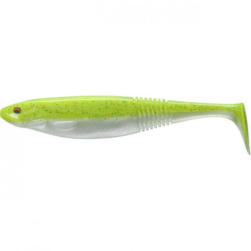 Shad Daiwa Prorex DuckFin, Chartreuse Pearl, 7.5cm, 7 buc