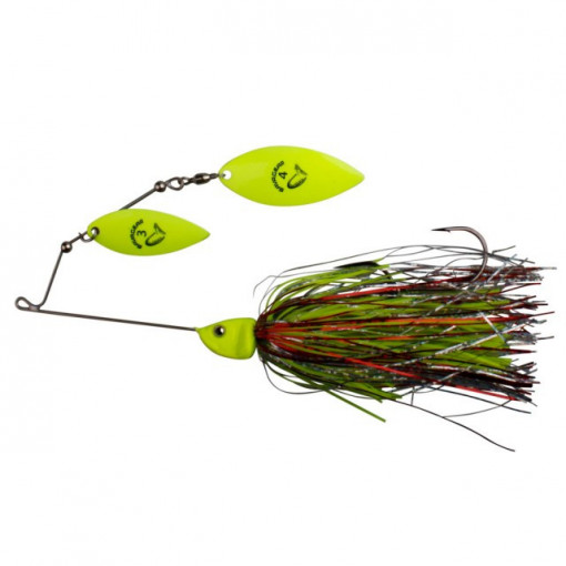 Spinnerbait NR.4 / 42g yellow Silver Savage Gear