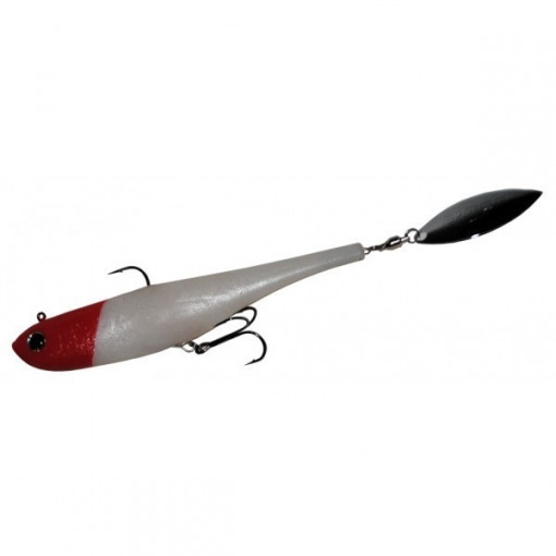 Spinnertail Divinator Red Head 18cm, 35g Biwaa