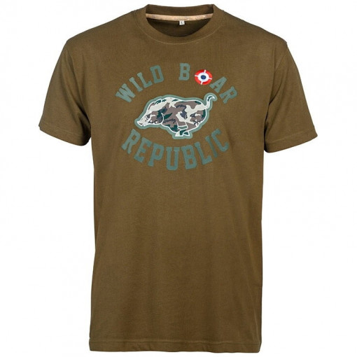 Tricou Treesco Percussion Willd Boar Republic Kaki
