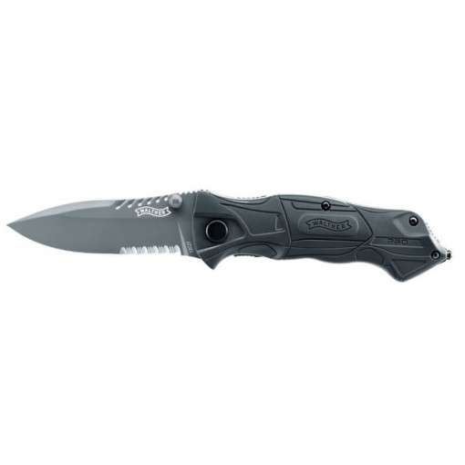 Briceag negru Tac Pro lama 87cm Walther