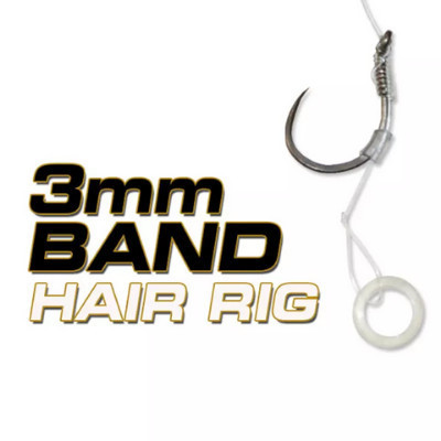 Carlige legate Maver Invincible CS24 Banded, 10cm, 3mm, 8bc
