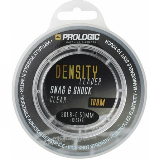 Fir Prologic Density Snag & Shock Leader, transparent, 100m
