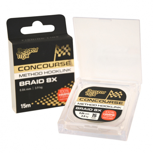 Fir Textil Benzar Concourse Braided Hooklink Line, 15m