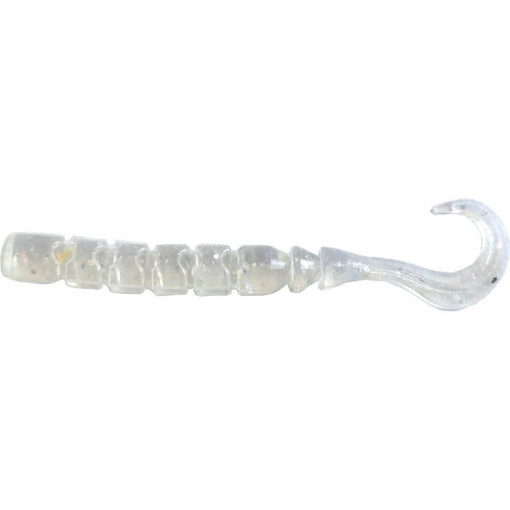 Grub Mustad Aji Finesse Micro, 6.3cm, Clear Rainbow Glitter, 12buc/plic