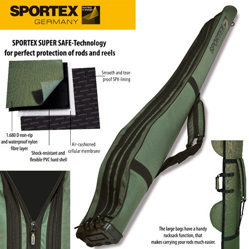 Sportex Super Safe 3 Rod Bag 190cm