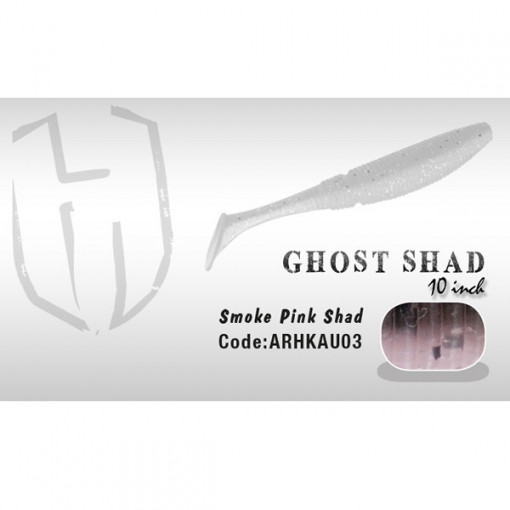 Shad Ghost 10cm Smoke Pink Shad Herakles