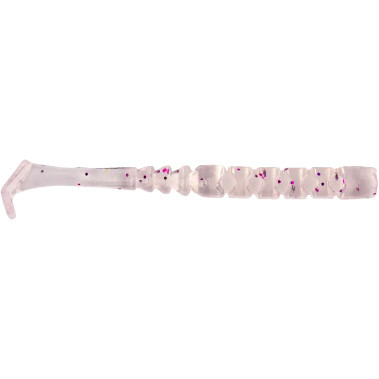 Shad Mustad AJI Paddle Tail, 5cm, Clear Purple Glitter, 12buc/plic