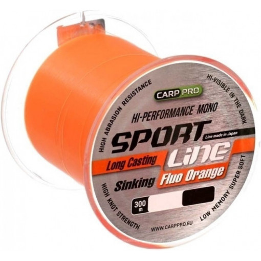 Fir Carp Pro Sport Line, Fluo Orange, 300m