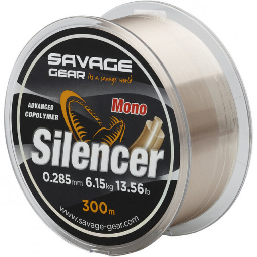 Fir Savage Gear Silencer Mono, roz transparent, 300m