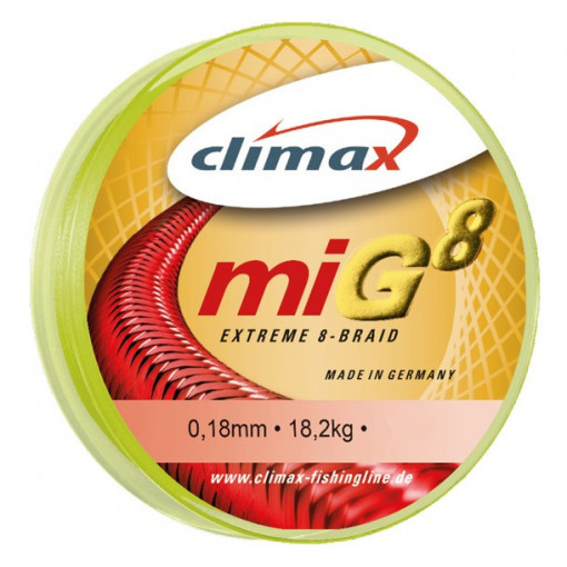 Fir Textil Climax MIG 8, galben fluo, 135m