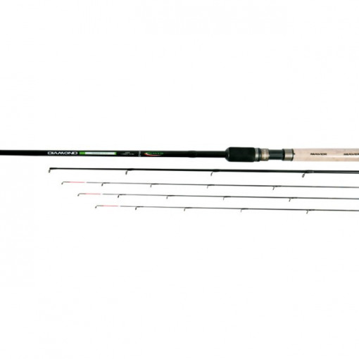 Lanseta feeder Diamond 2.70m, 60-90g, 2 tronsoane + 3 varfuri Maver