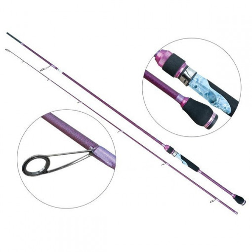 Lanseta Jet Spin II 2402 / 2.40m / 10-40g / 2 buc Baracuda