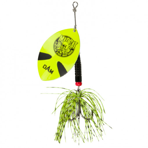 Lingurita Rorartiva Madcat A-Static Big Blade, Nr.2/0, 55g, Yellow Fluo