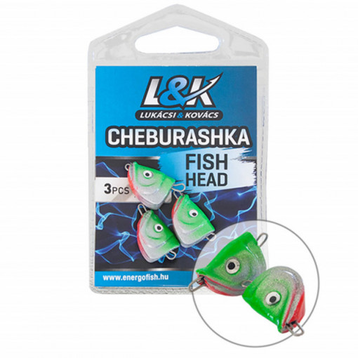 Plumb L&K Cheburashka Fish Head, 4buc/plic