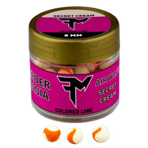 Pop Up Feedermania Air Wafters Colored Line, Secret Cream, 8-10mm