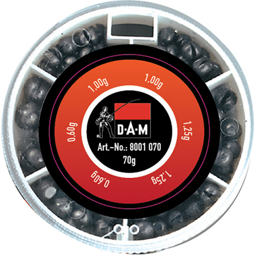 Set Plumbi Alice DAM, 6 Compartimente, 0.60-1.25g