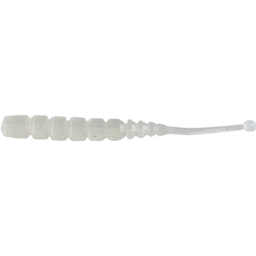Shad Mustad Aji Ball Tail, 5cm, Clear Luminous Silver Glitter, 12buc/plic