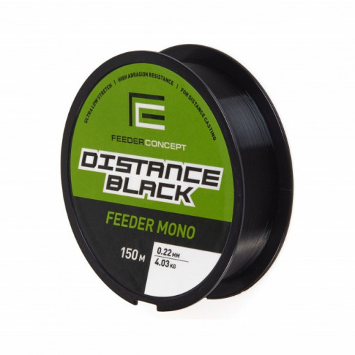 Fir monofilament Feeder Concept Distance Black, 150m