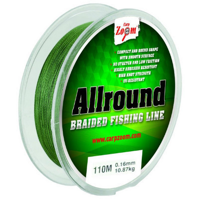 Fir textil Carp Zoom AllRound Braided, Green, 110m