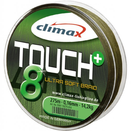 Fir textil Climax Touch 8+, verde, 135m