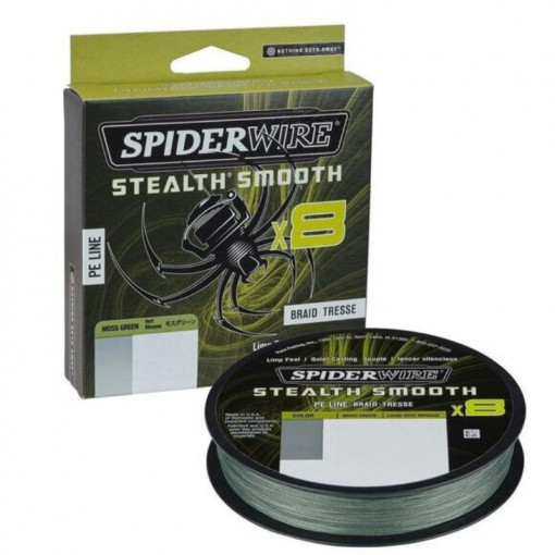Fir Textil SpiderWire Stealth Smooth 8 Braid, Moss Green, 150m